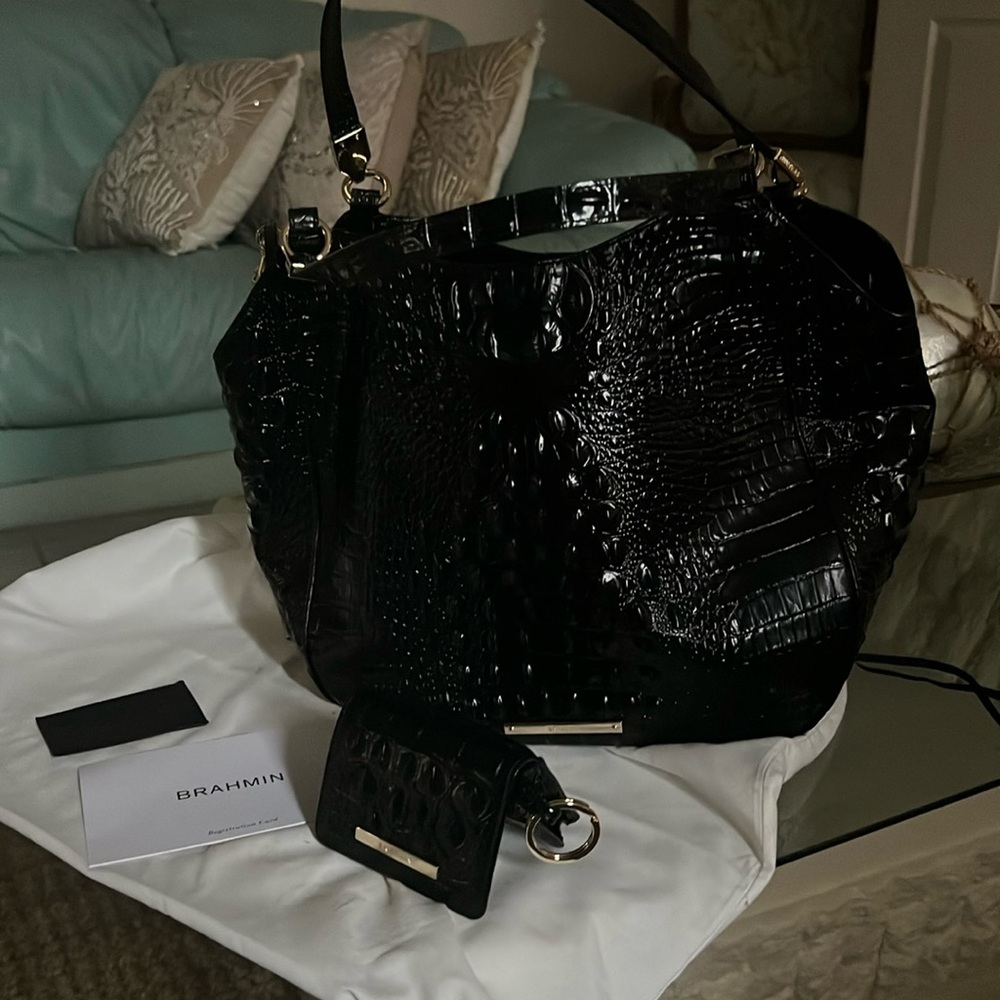 Brahmin, new, black, medium